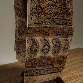 Pedana natural dyed cotton kalamkari dupatta 01