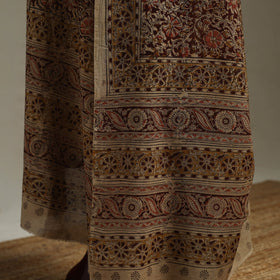 Pedana natural dyed cotton kalamkari dupatta 04