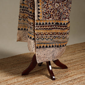 Maroon - pedana natural dyed cotton kalamkari dupatta 08