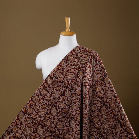 Pedana natural dyed cotton kalamkari fabric 04 - handcrafted