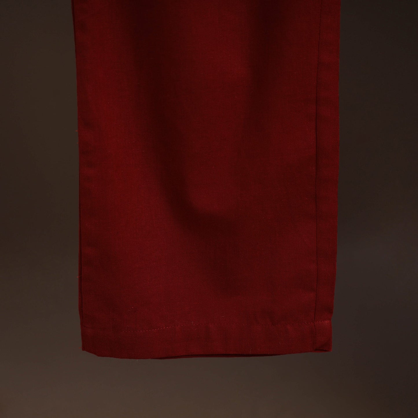 Maroon - plain flex cotton elasticated palazzo 07