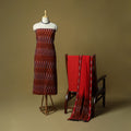 Pochampally ikat 3pc cotton unstitched dress material 48