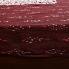 Pochampally ikat with bagh patch cotton bedsheet set 08