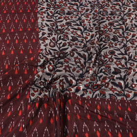 Buy Pochampally Ikat with Bagru Patch Cotton Bedsheet Set 