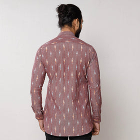  Pochampally Ikat Pure Cotton Men Full Sleeve Shirt 