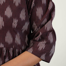  Pochampally Ikat Weave Cotton Dress 07 