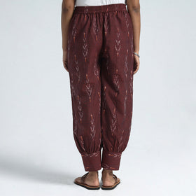 Buy Kalamkari Block Printed Cotton Elasticated Harem Pant Online at iTokri.com