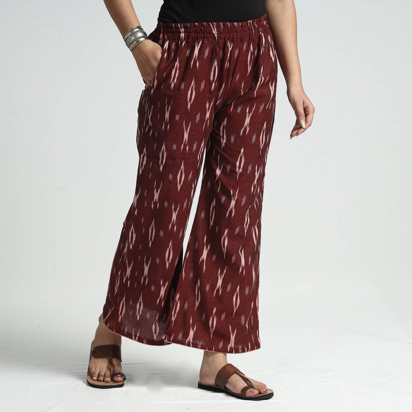 pochampally ikat palazzo