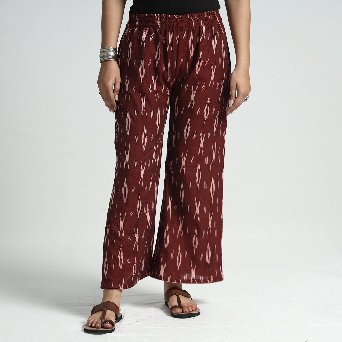 pochampally ikat palazzo