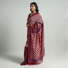  Pochampally Ikat Weave Handloom Cotton Saree 21 Online at iTokri.com