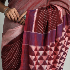  Pochampally Ikat Weave Handloom Cotton Saree 21 Online at iTokri.com