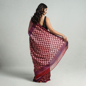  Pochampally Ikat Weave Handloom Cotton Saree 21 Online at iTokri.com