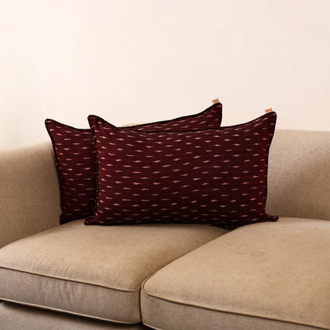 Pochampally ikat weave pillow covers (set of 2) 11