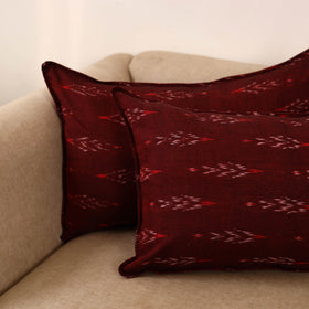 Pochampally ikat weave pillow covers (set of 2) 16
