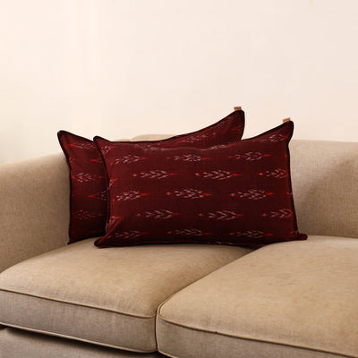Pochampally ikat weave pillow covers (set of 2) 16