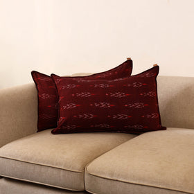 Pochampally ikat weave pillow covers (set of 2) 16