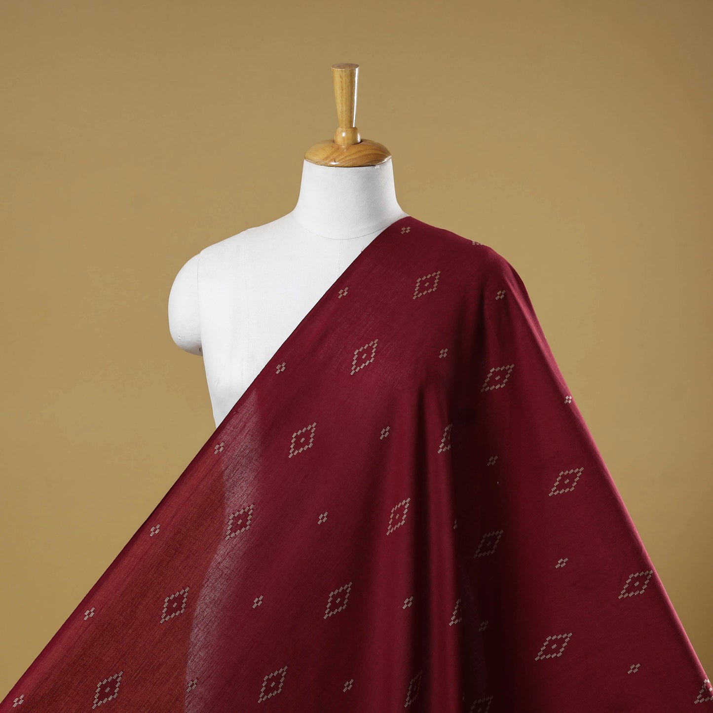 Prewashed cotton jacquard fabric 01 - handcrafted