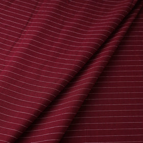 MaroonPrewashed Cotton Jacquard Fabric