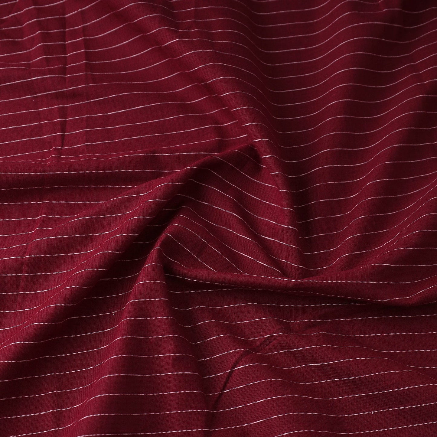 MaroonPrewashed Cotton Jacquard Fabric