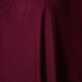 Maroon - prewashed cotton jacquard fabric 09 - handcrafted