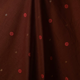 Maroon - prewashed cotton jacquard fabric 22 - handcrafted