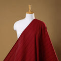 Maroon - prewashed cotton jacquard weave fabric 03