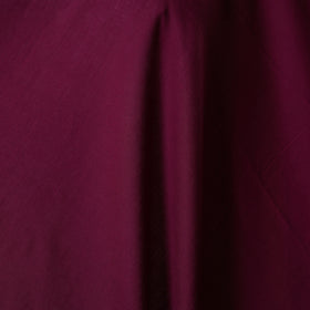 Maroon - prewashed cotton plain fabric 14 - handcrafted