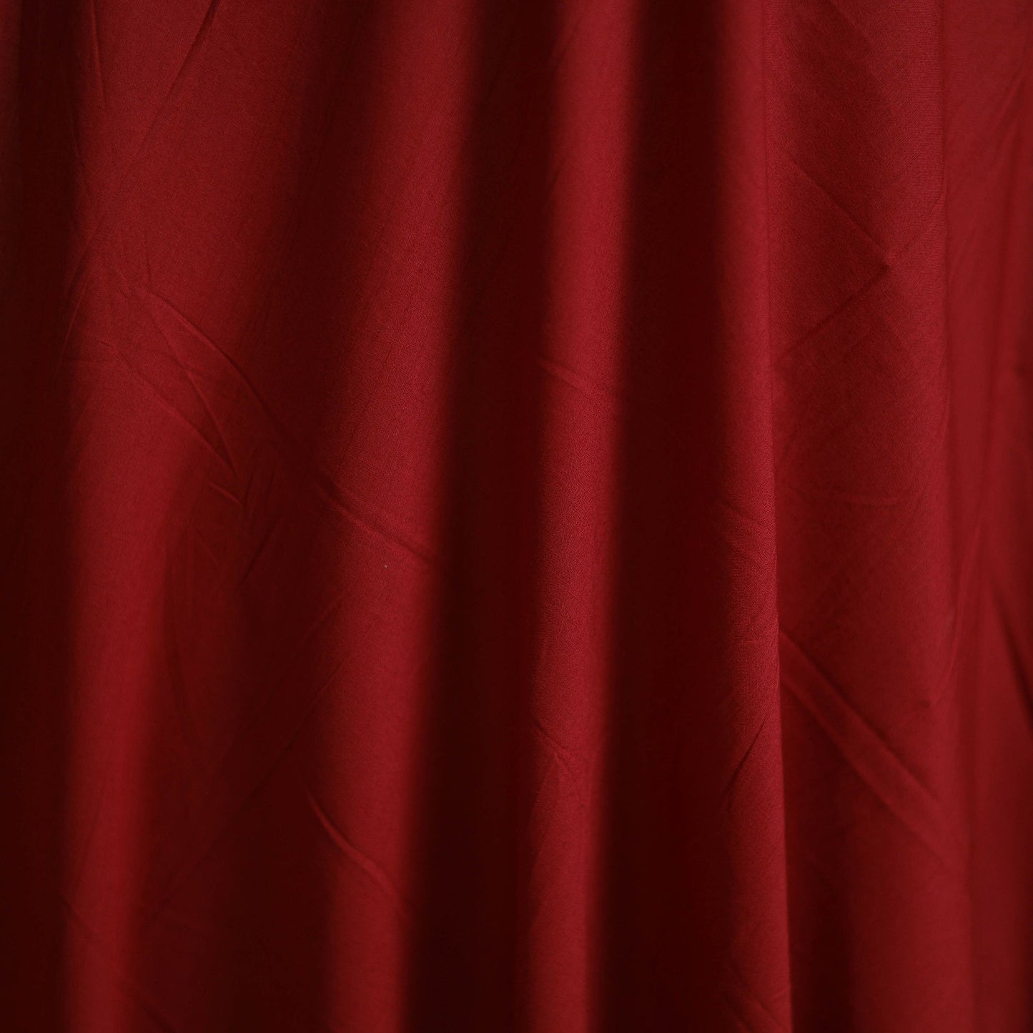 Maroon - prewashed dyed cotton plain fabric 48 - handcrafted