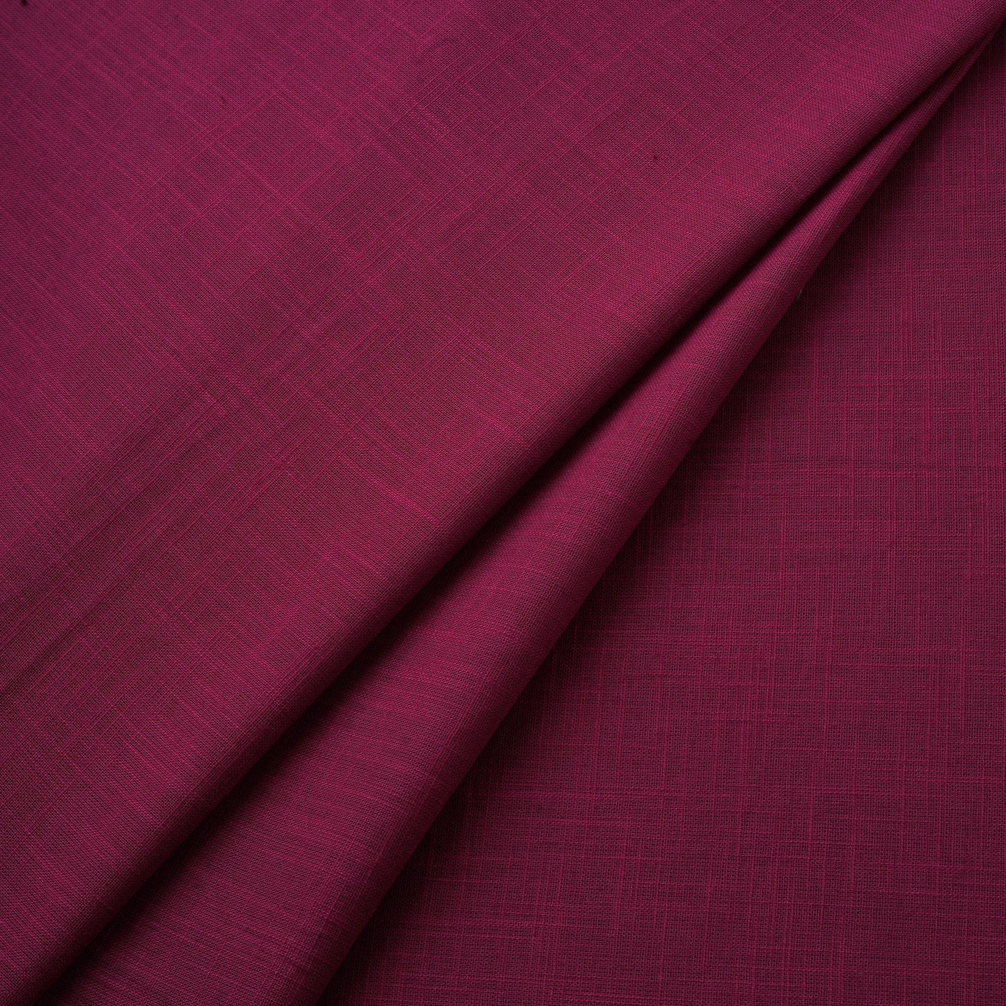 Prewashed slub cotton plain fabric 01 - handcrafted