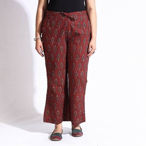  Ajrakh Block Printed Cotton Farsi Pant Online at iTokri.com