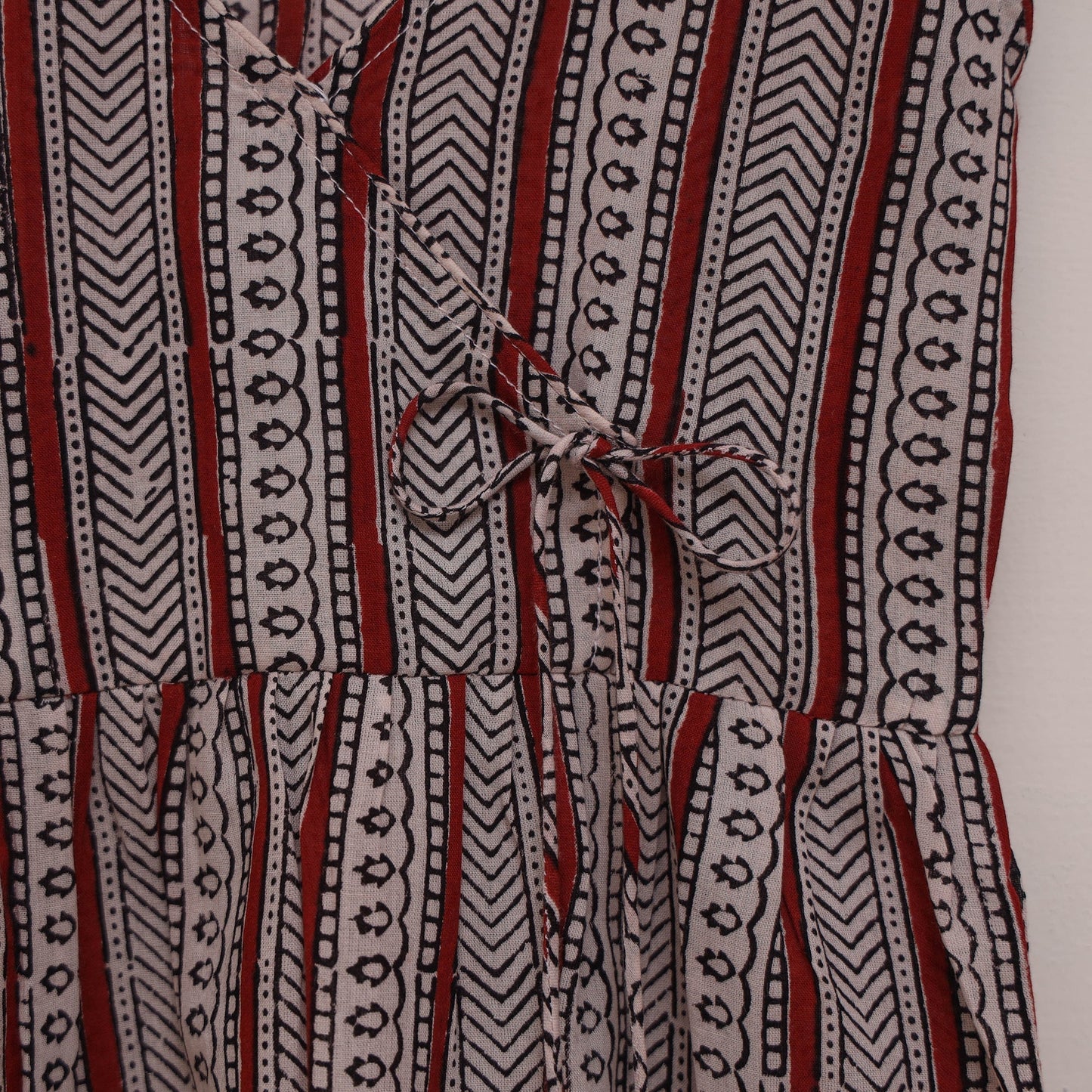 Pure cotton baby girls bagh angrakha dress (1-2 years) 18