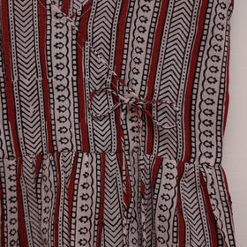 Pure cotton baby girls bagh angrakha dress (1-2 years) 18