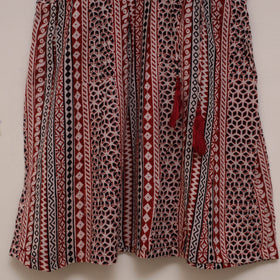 Pure cotton baby girls bagh angrakha dress (1-2 years) 13