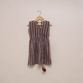 Pure cotton baby girls bagh angrakha dress (1-2 years) 18