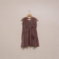 Pure cotton baby girls bagh angrakha dress (1-2 years) 13