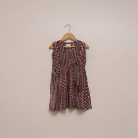 Pure cotton baby girls bagh angrakha dress (1-2 years) 13