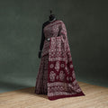 Pure mul cotton hand block batik print saree 46