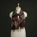 Pure mul cotton kutch hand block batik print stole