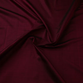 Maroon - pure silk plain fabric 15 - handcrafted