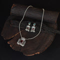 Saanjh Saaj Classic German Silver Necklace Set