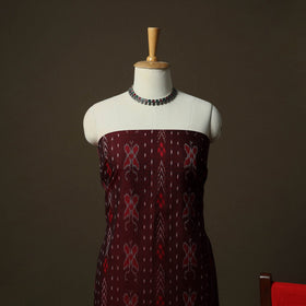 Sambalpuri ikat cotton 3pc unstitched dress material suit
