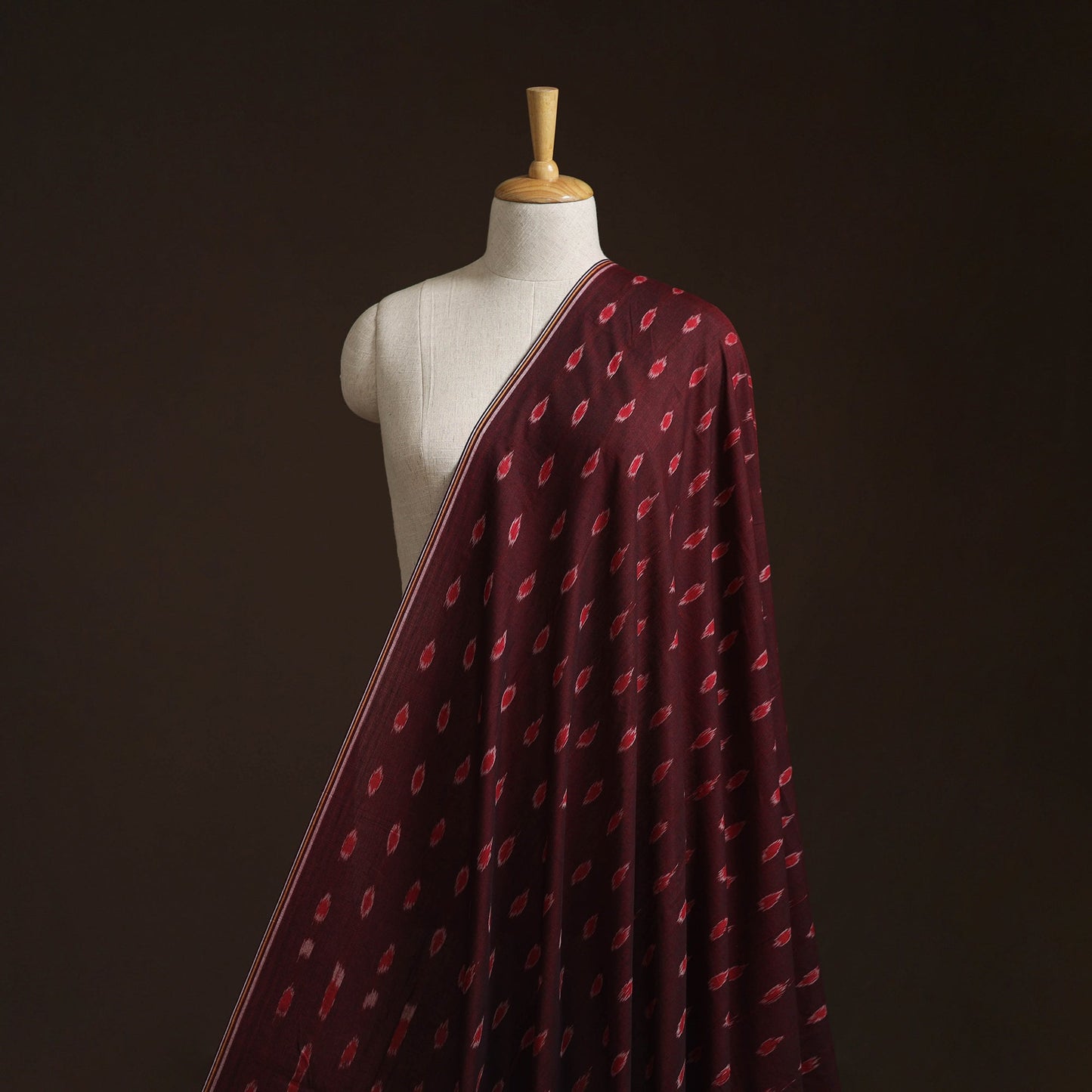Sambalpuri ikat cotton fabric 02 - handcrafted