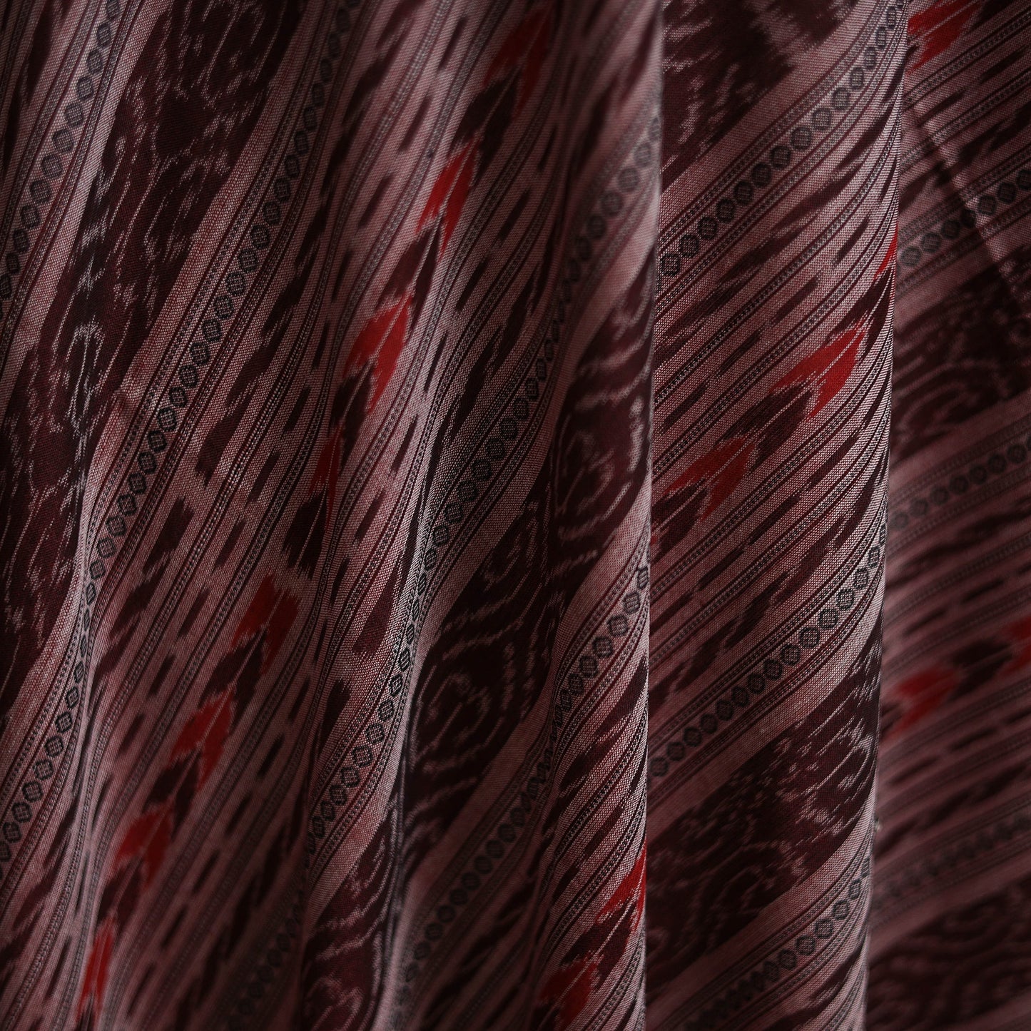 Sambalpuri ikat cotton fabric 12 - handcrafted