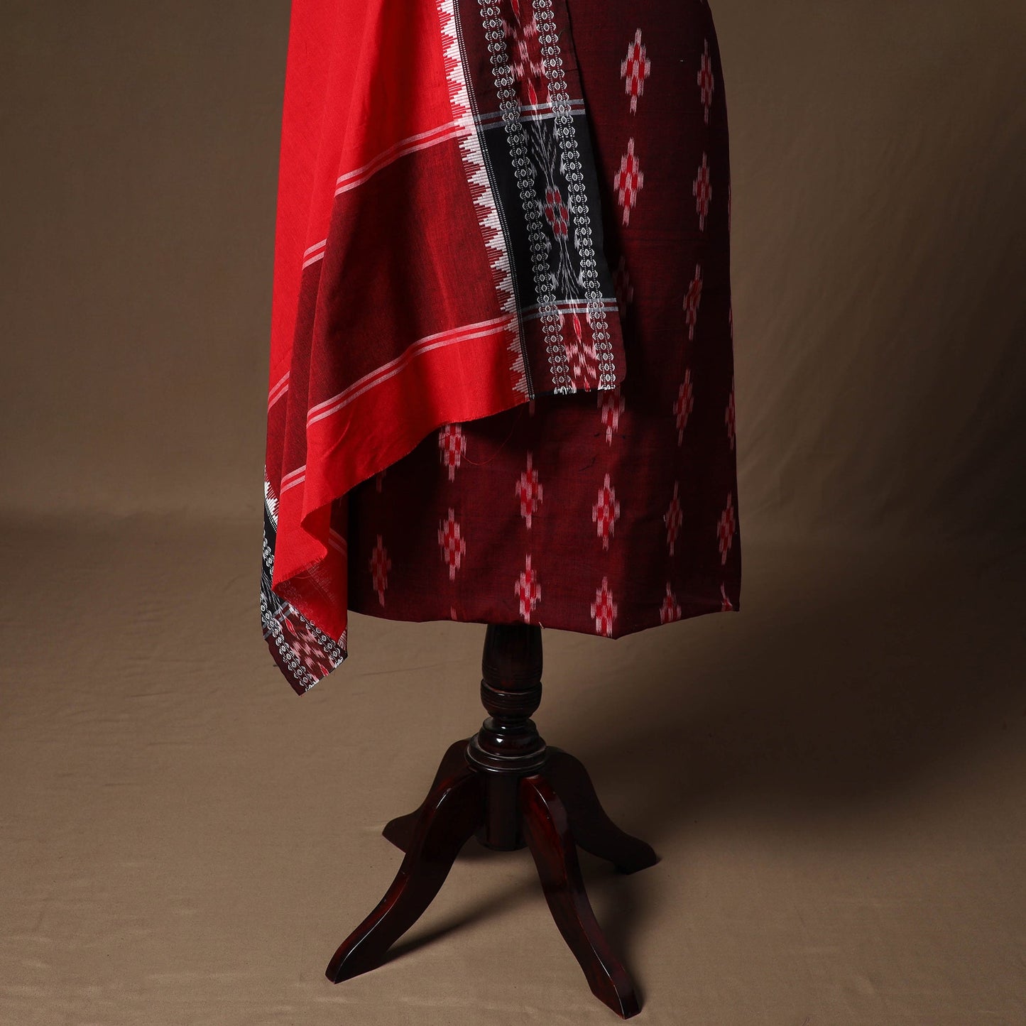 Sambalpuri ikat handloom cotton 2pc unstitched dress