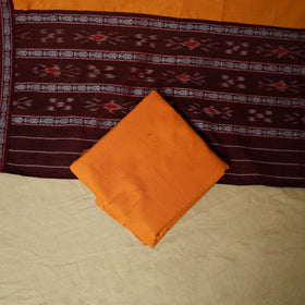 Sambalpuri ikat handloom cotton 3pc unstitched dress