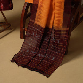 Maroon - sambalpuri ikat handloom cotton 3pc unstitched