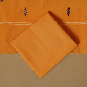 Maroon - sambalpuri ikat handloom cotton 3pc unstitched