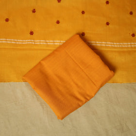 Sambalpuri ikat handloom embroidered cotton 3pc unstitched