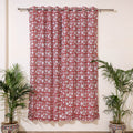  Sanganeri Block Print Pure Cotton Door Curtain 