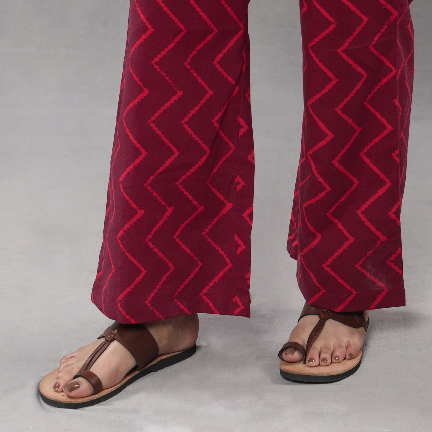 Buy Sanganeri Block Printing Maheshwari Silk Kurta with Palazzo & Dupatta Set Online l iTokri.com